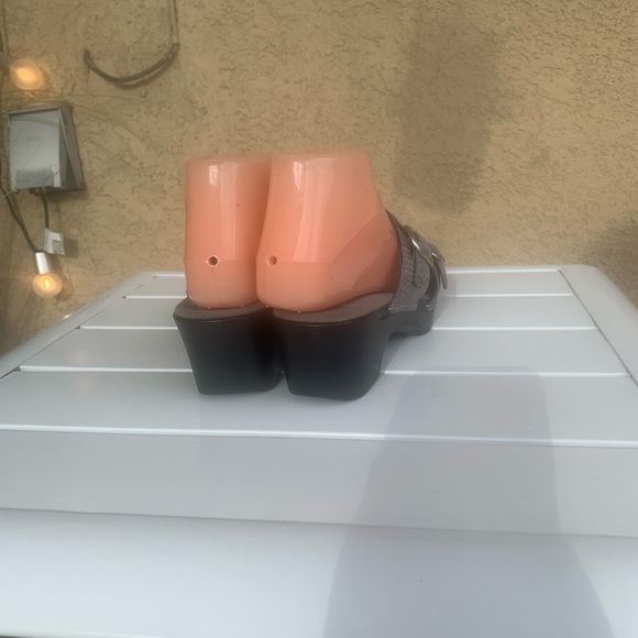 Dansko grey blue iridescent leather slip on clog size 5.5-6 (European 36) - Picture 11 of 14